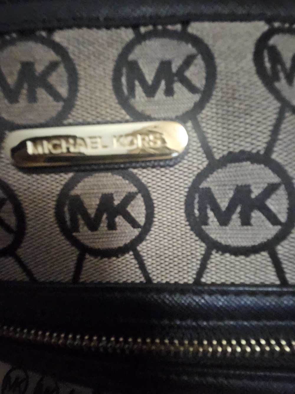 ❤️💞Women Michael Kors Black Logo Signature Tote Bag - Preowned❤️‍🩹💞 - Picture 10 of 15